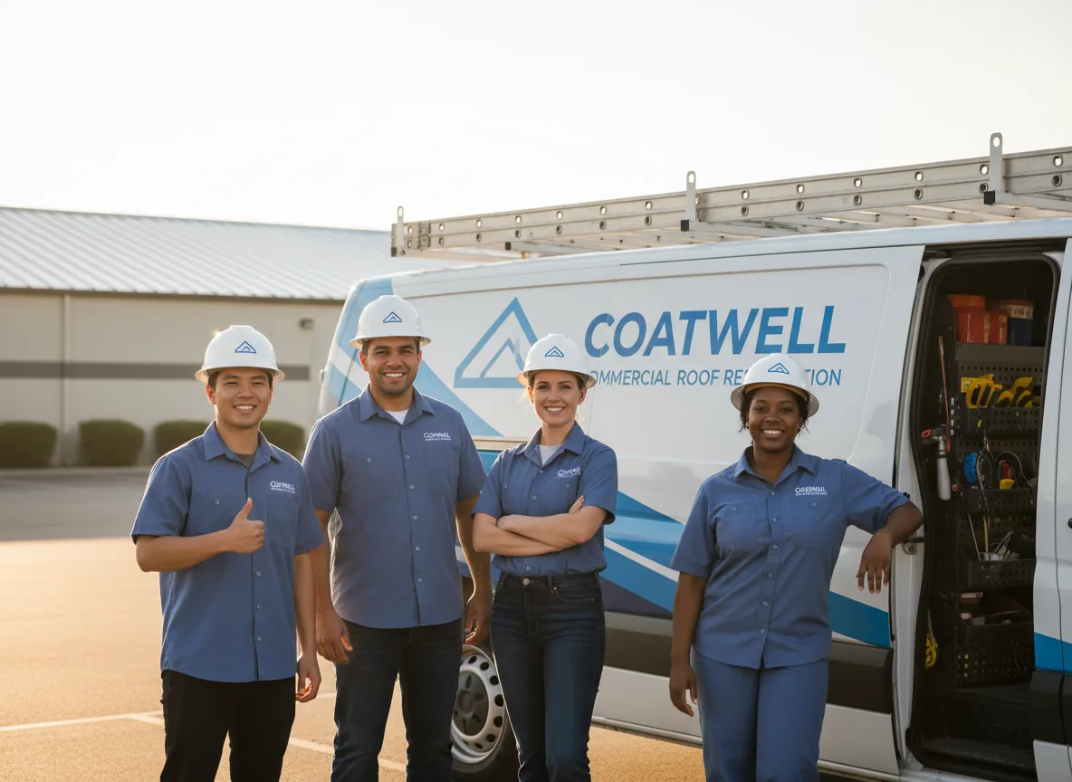Commercial roof coating company in Summerville, OR